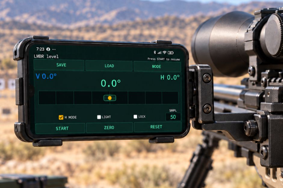 LMBR LVX inclinometer for Android